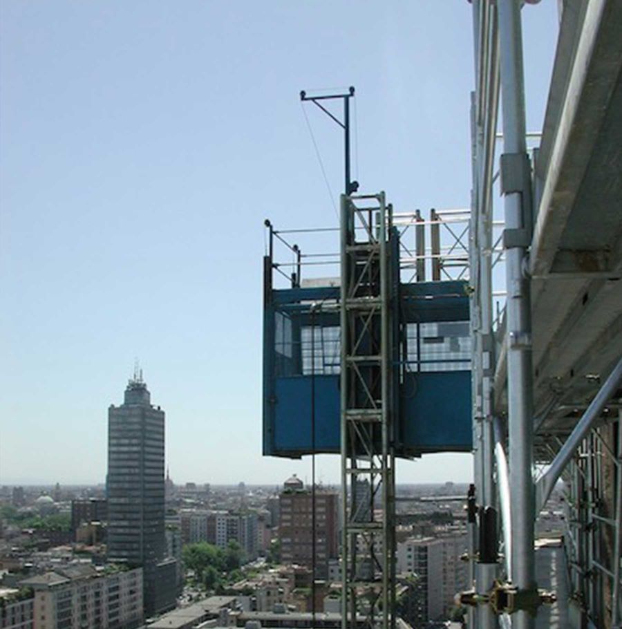 Installazione ascensori edili noleggio pavia milano torino 